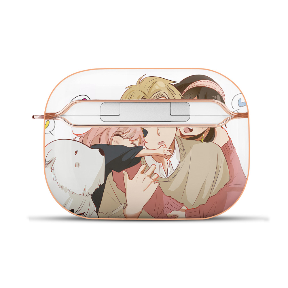 （画像用） SPY×FAMILY间谍家家酒 【AirPods Pro用】ハードシェル保護ケース｜耐衝撃・防指紋・カラビナ付き商品仕様