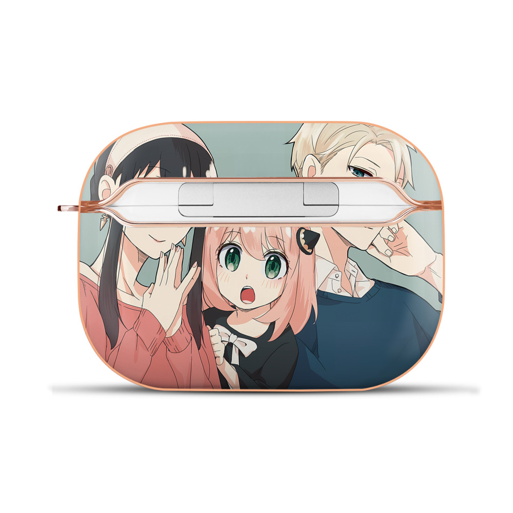 （画像用） SPY×FAMILY间谍家家酒 【AirPods Pro用】ハードシェル保護ケース｜耐衝撃・防指紋・カラビナ付き商品仕様
