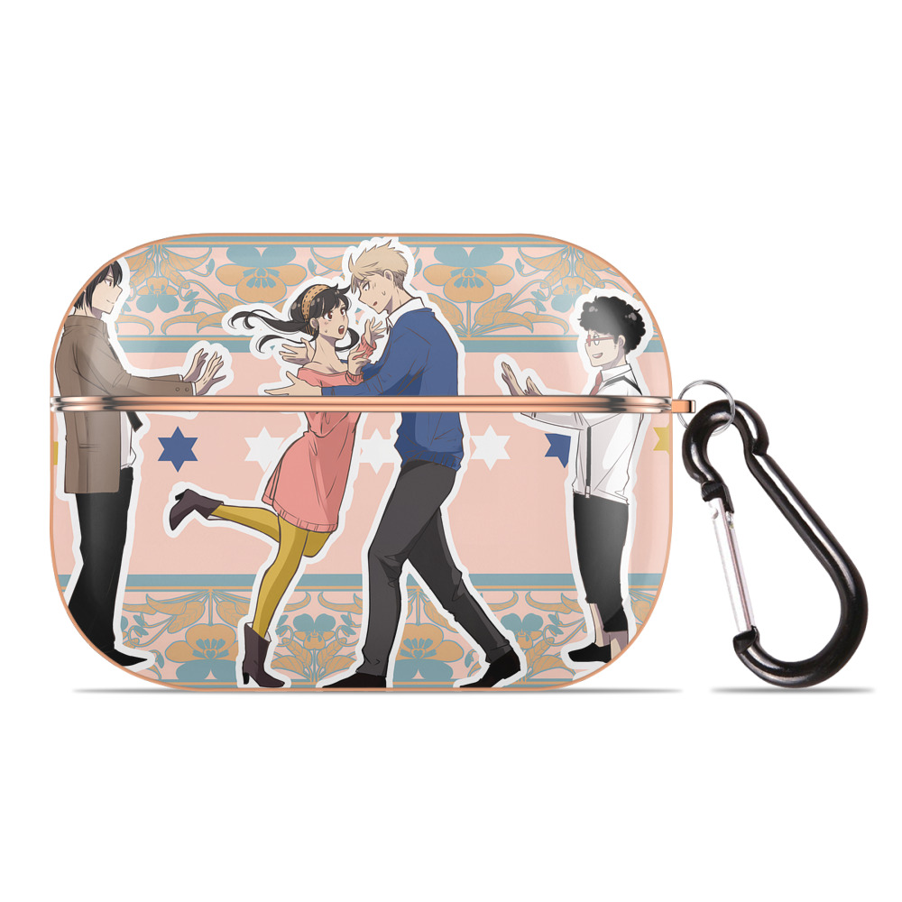 （画像用） SPY×FAMILY间谍家家酒 【AirPods Pro用】ハードシェル保護ケース｜耐衝撃・防指紋・カラビナ付き商品仕様