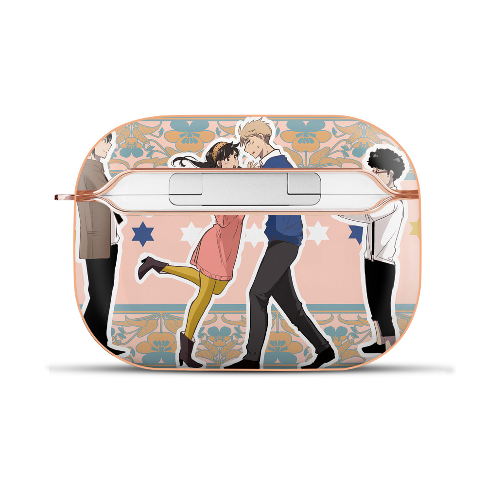 （画像用） SPY×FAMILY间谍家家酒 【AirPods Pro用】ハードシェル保護ケース｜耐衝撃・防指紋・カラビナ付き商品仕様