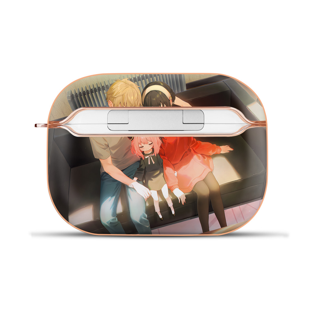 （画像用） SPY×FAMILY间谍家家酒 【AirPods Pro用】ハードシェル保護ケース｜耐衝撃・防指紋・カラビナ付き商品仕様