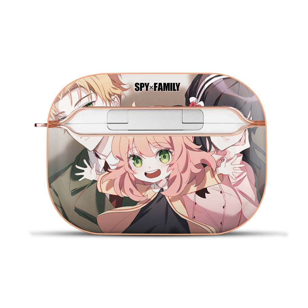 （画像用） SPY×FAMILY间谍家家酒 【AirPods Pro用】ハードシェル保護ケース｜耐衝撃・防指紋・カラビナ付き商品仕様