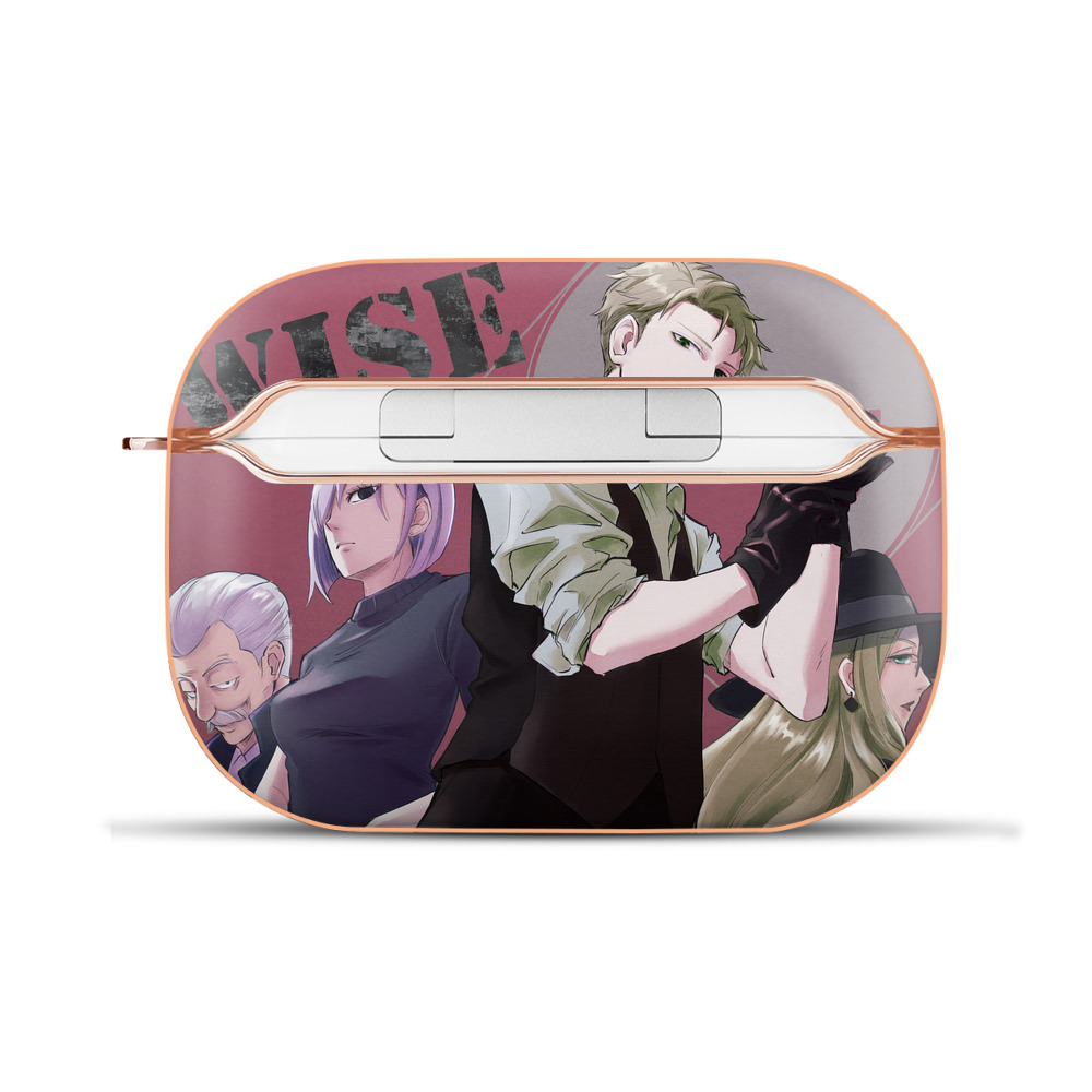 （画像用） SPY×FAMILY间谍家家酒 【AirPods Pro用】ハードシェル保護ケース｜耐衝撃・防指紋・カラビナ付き商品仕様
