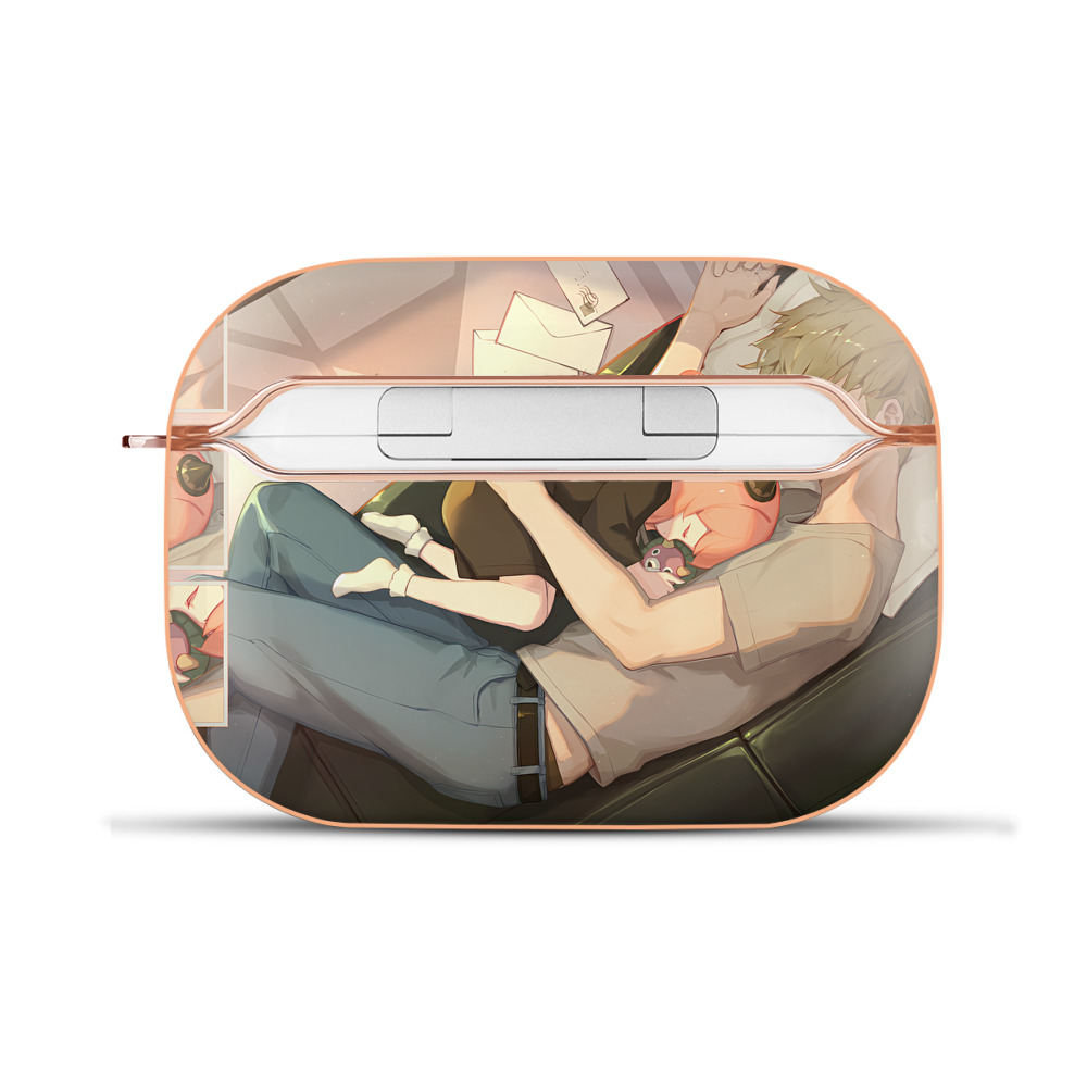 （画像用） SPY×FAMILY间谍家家酒 【AirPods Pro用】ハードシェル保護ケース｜耐衝撃・防指紋・カラビナ付き商品仕様