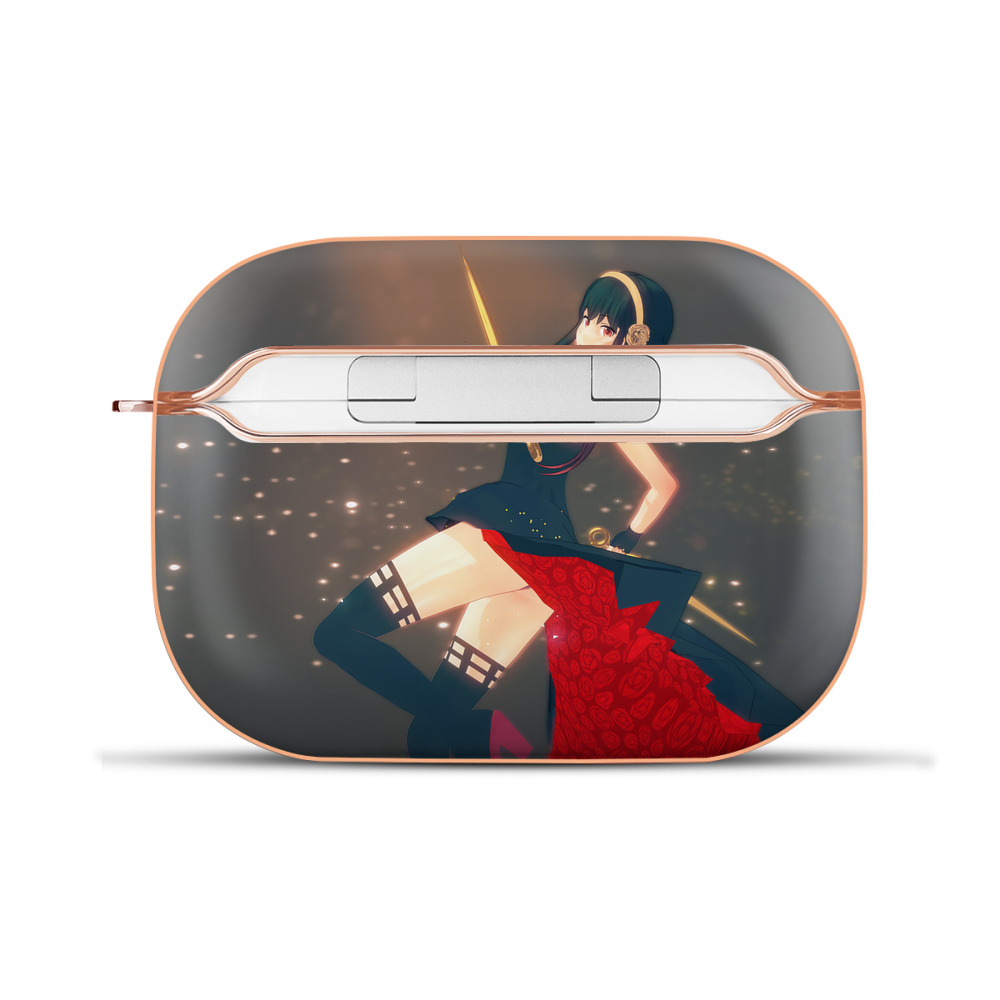 （画像用） SPY×FAMILY间谍家家酒 【AirPods Pro用】ハードシェル保護ケース｜耐衝撃・防指紋・カラビナ付き商品仕様