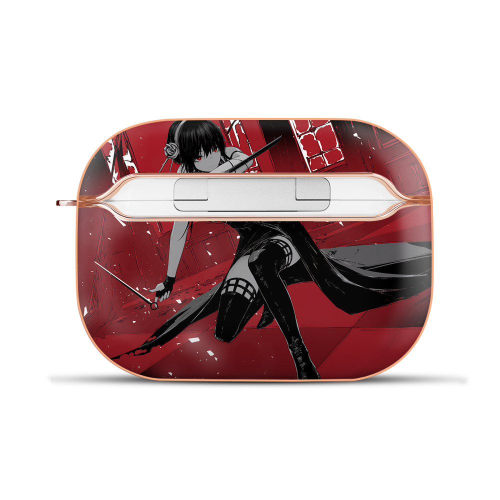 （画像用） SPY×FAMILY间谍家家酒 【AirPods Pro用】ハードシェル保護ケース｜耐衝撃・防指紋・カラビナ付き商品仕様