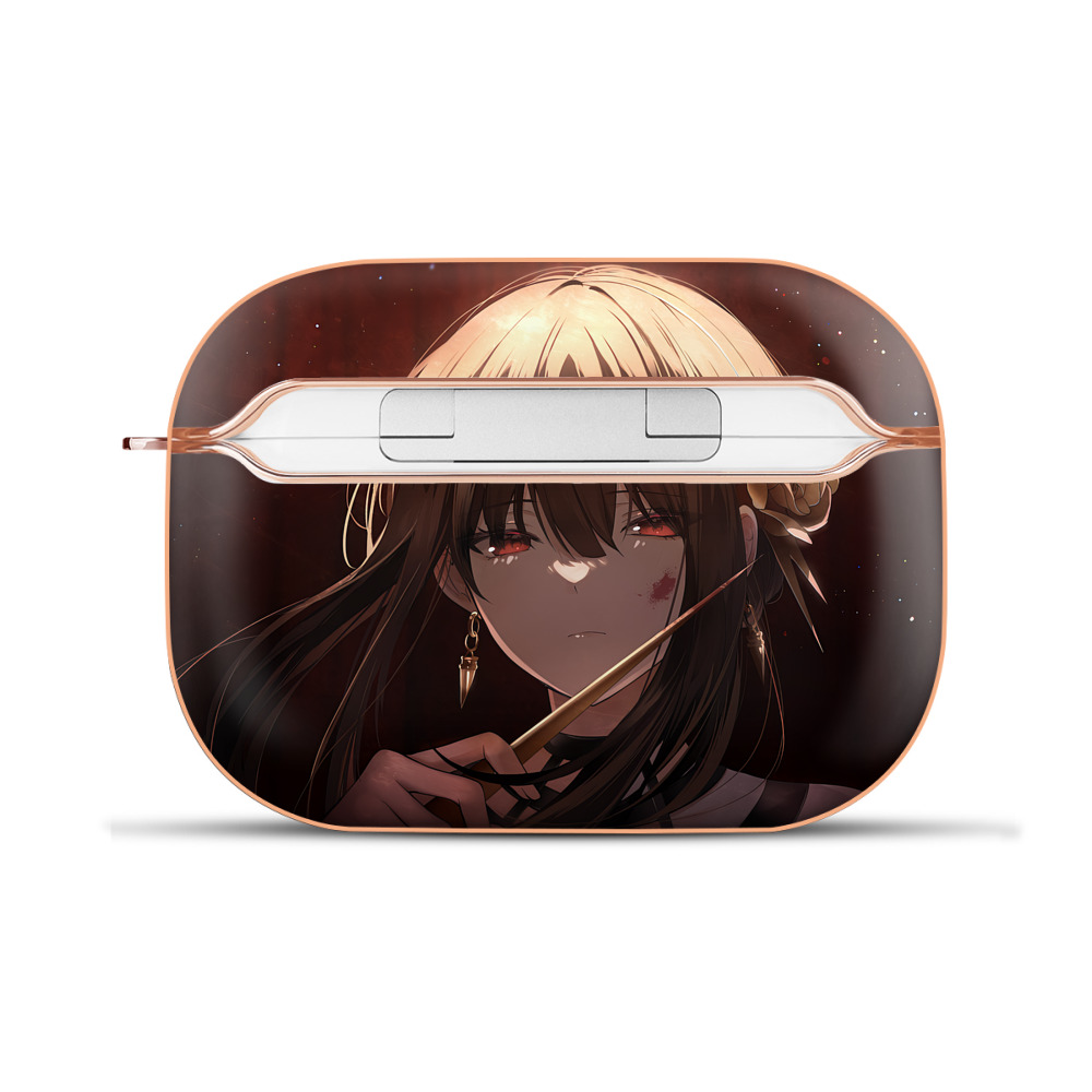 （画像用） SPY×FAMILY间谍家家酒 【AirPods Pro用】ハードシェル保護ケース｜耐衝撃・防指紋・カラビナ付き商品仕様
