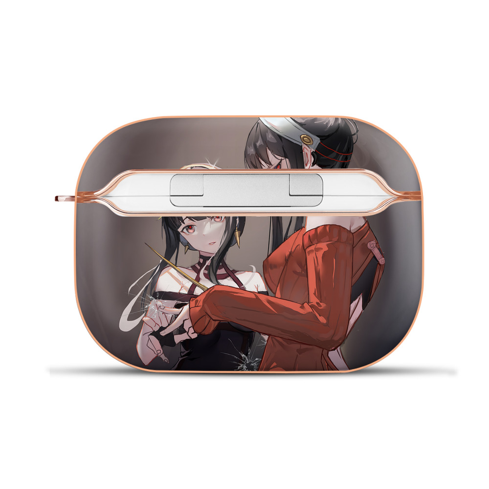 （画像用） SPY×FAMILY间谍家家酒 【AirPods Pro用】ハードシェル保護ケース｜耐衝撃・防指紋・カラビナ付き商品仕様