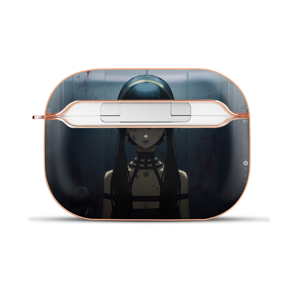 （画像用） SPY×FAMILY间谍家家酒 【AirPods Pro用】ハードシェル保護ケース｜耐衝撃・防指紋・カラビナ付き商品仕様
