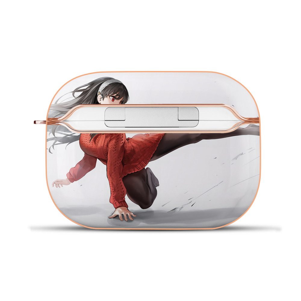 （画像用） SPY×FAMILY间谍家家酒 【AirPods Pro用】ハードシェル保護ケース｜耐衝撃・防指紋・カラビナ付き商品仕様