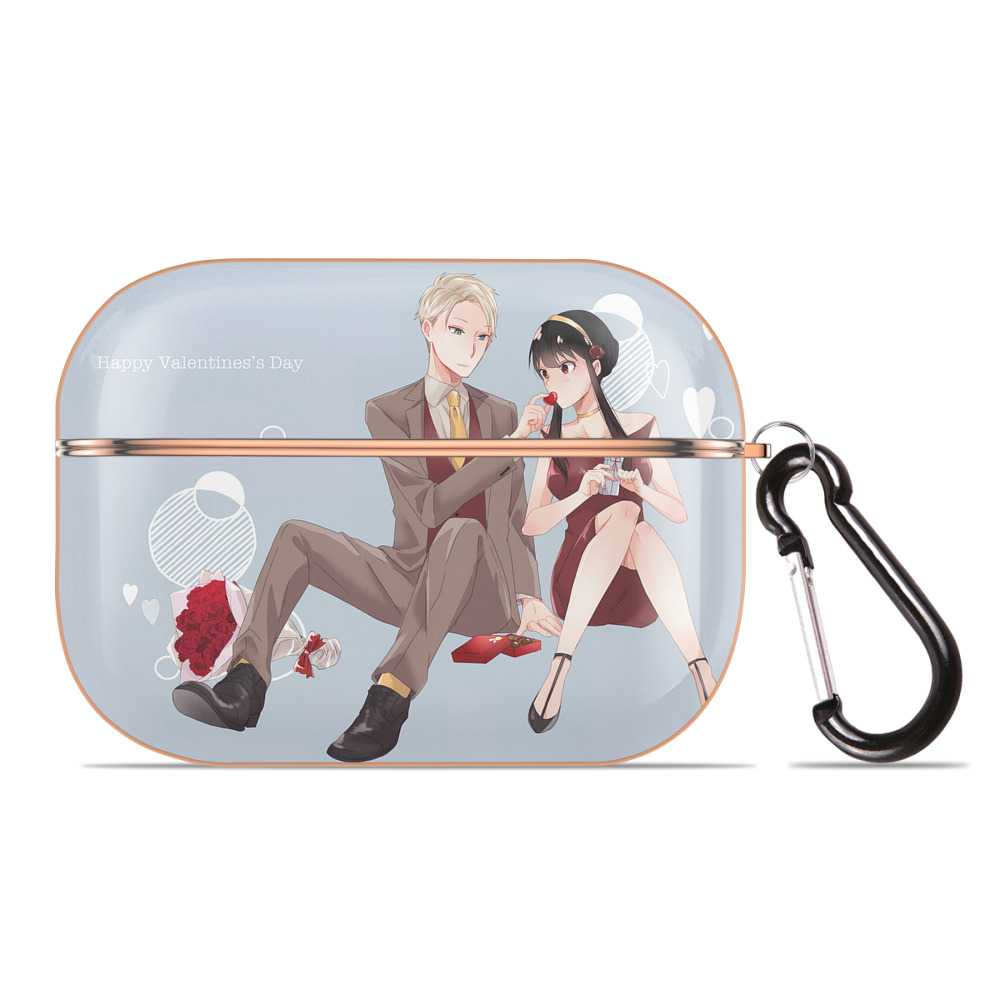 （画像用） SPY×FAMILY间谍家家酒 【AirPods Pro用】ハードシェル保護ケース｜耐衝撃・防指紋・カラビナ付き商品仕様
