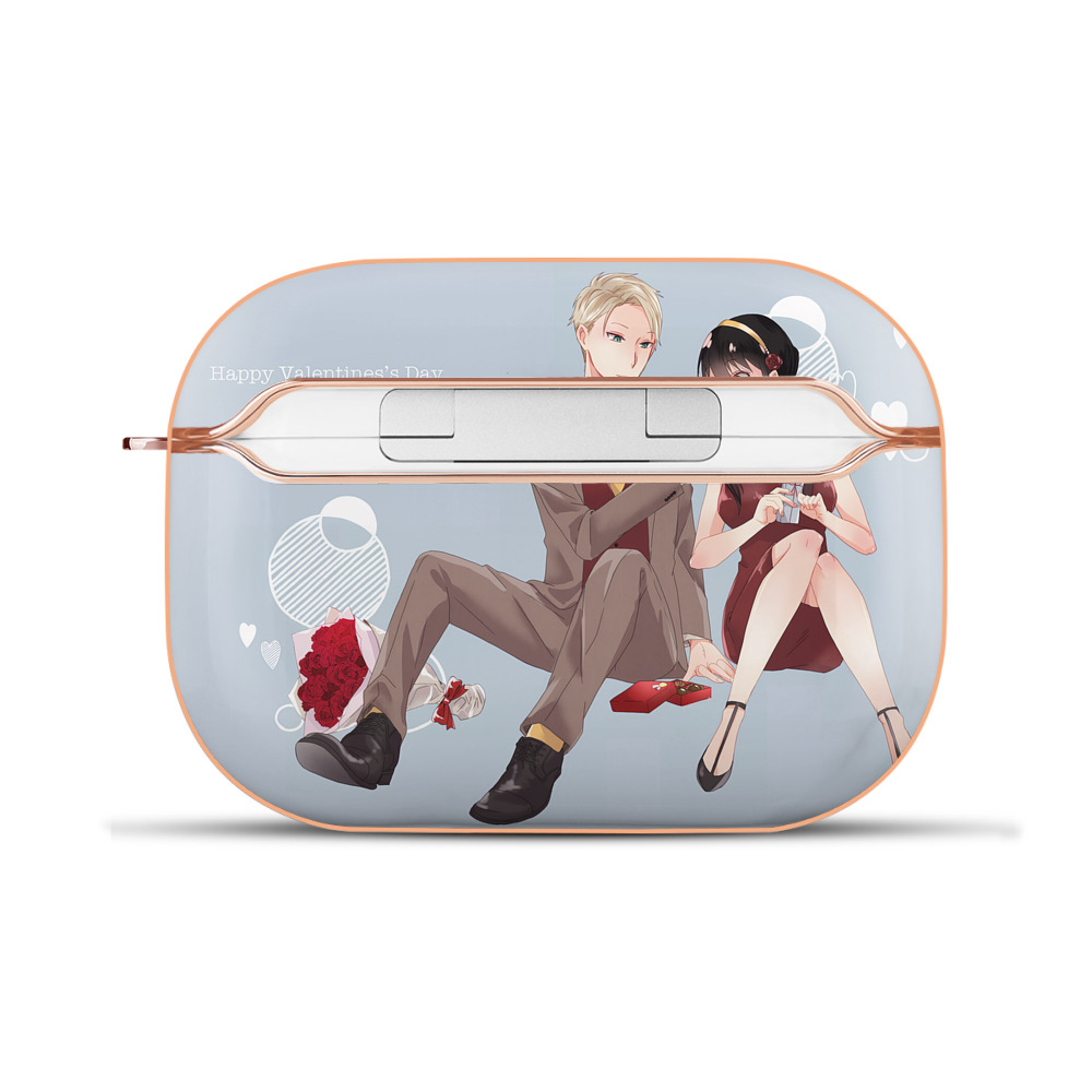 （画像用） SPY×FAMILY间谍家家酒 【AirPods Pro用】ハードシェル保護ケース｜耐衝撃・防指紋・カラビナ付き商品仕様
