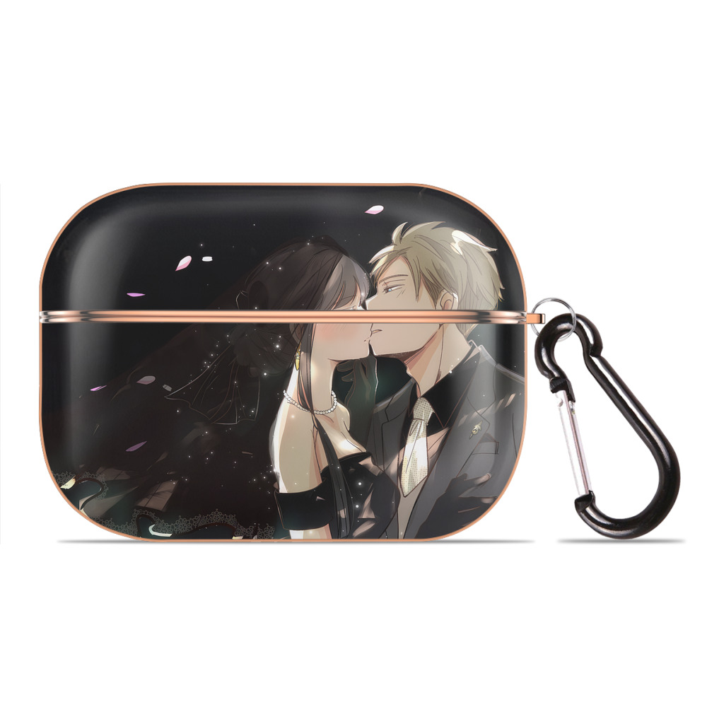 （画像用） SPY×FAMILY间谍家家酒 【AirPods Pro用】ハードシェル保護ケース｜耐衝撃・防指紋・カラビナ付き商品仕様