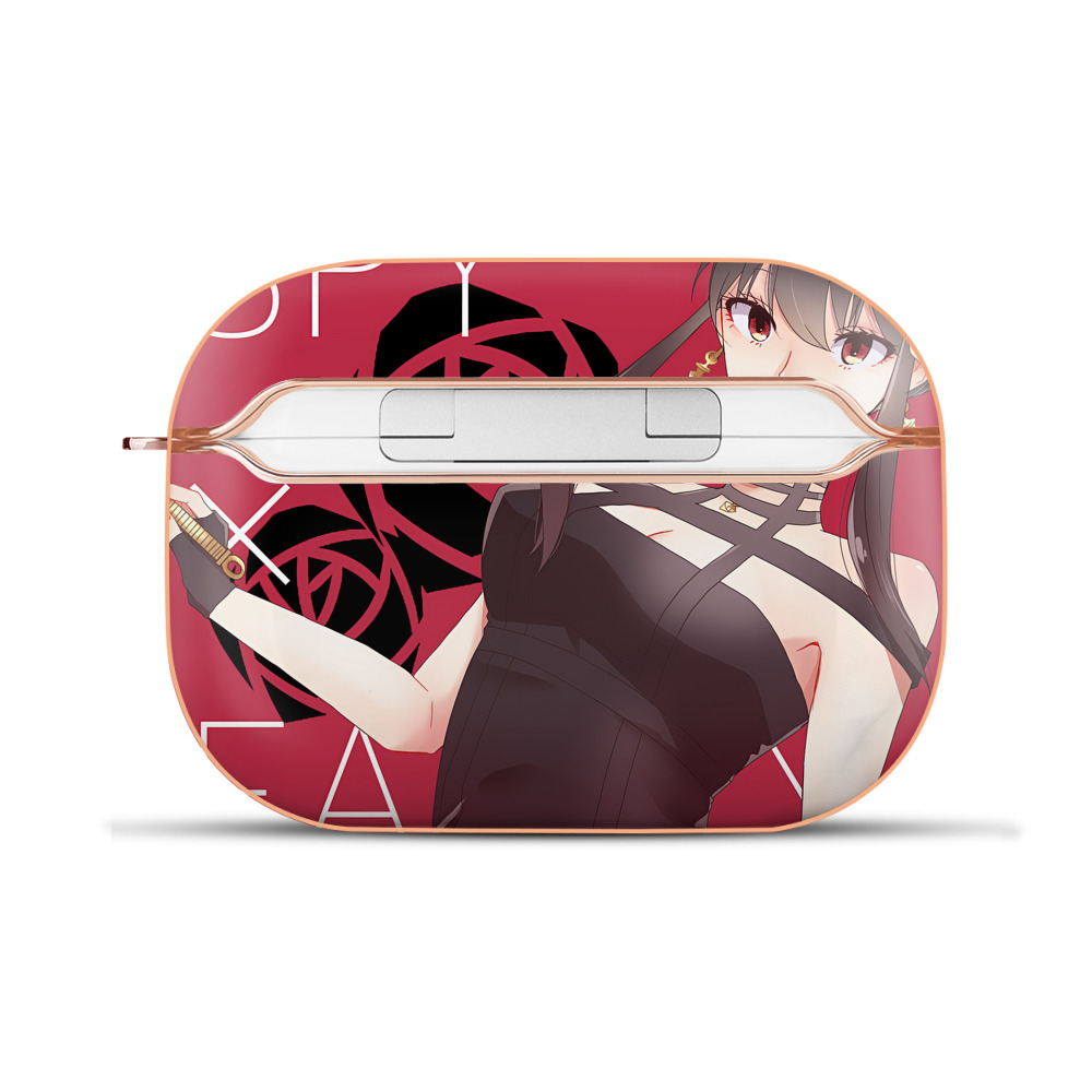 （画像用） SPY×FAMILY间谍家家酒 【AirPods Pro用】ハードシェル保護ケース｜耐衝撃・防指紋・カラビナ付き商品仕様