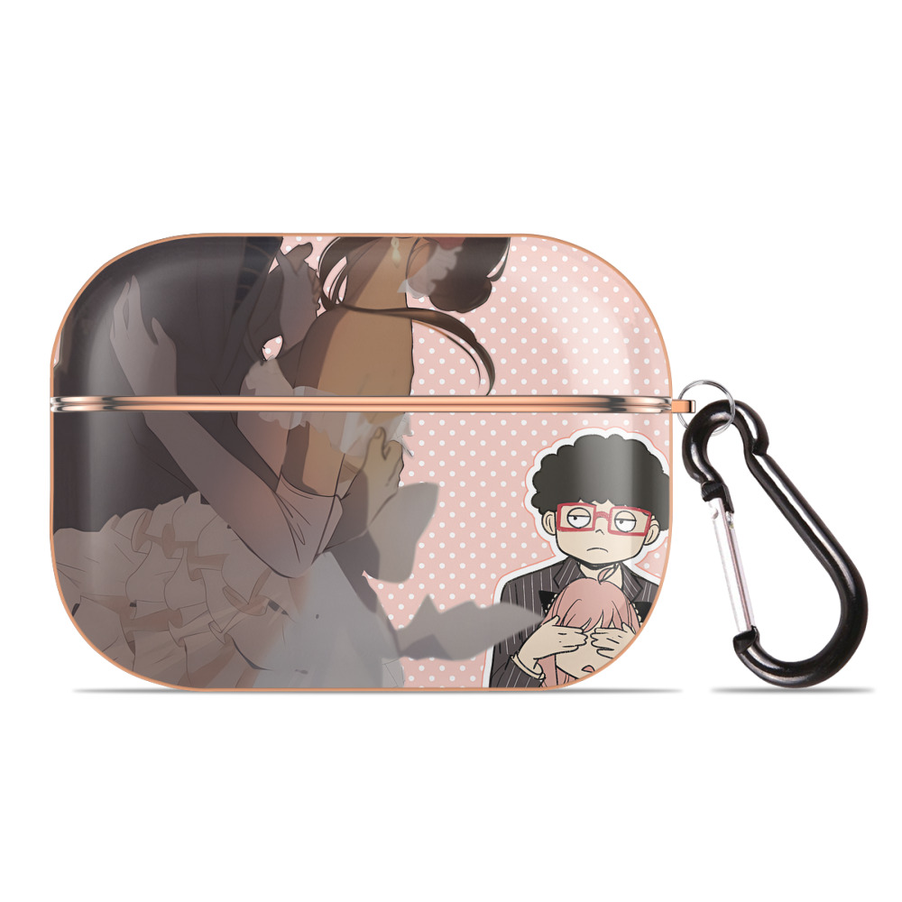 （画像用） SPY×FAMILY间谍家家酒 【AirPods Pro用】ハードシェル保護ケース｜耐衝撃・防指紋・カラビナ付き商品仕様