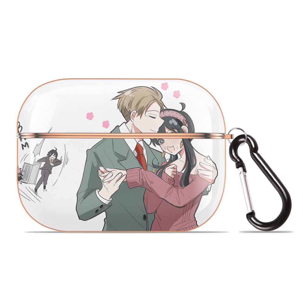 （画像用） SPY×FAMILY间谍家家酒 【AirPods Pro用】ハードシェル保護ケース｜耐衝撃・防指紋・カラビナ付き商品仕様
