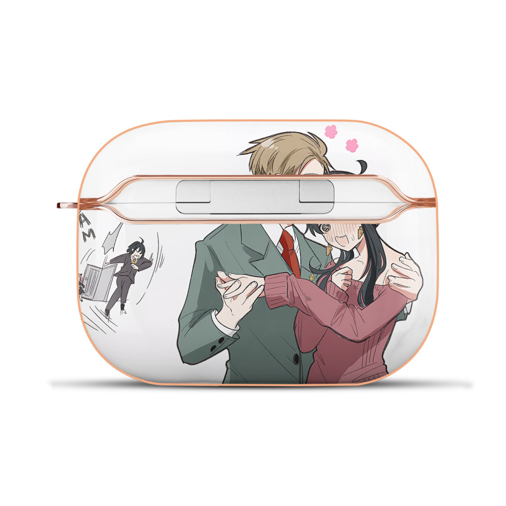 （画像用） SPY×FAMILY间谍家家酒 【AirPods Pro用】ハードシェル保護ケース｜耐衝撃・防指紋・カラビナ付き商品仕様