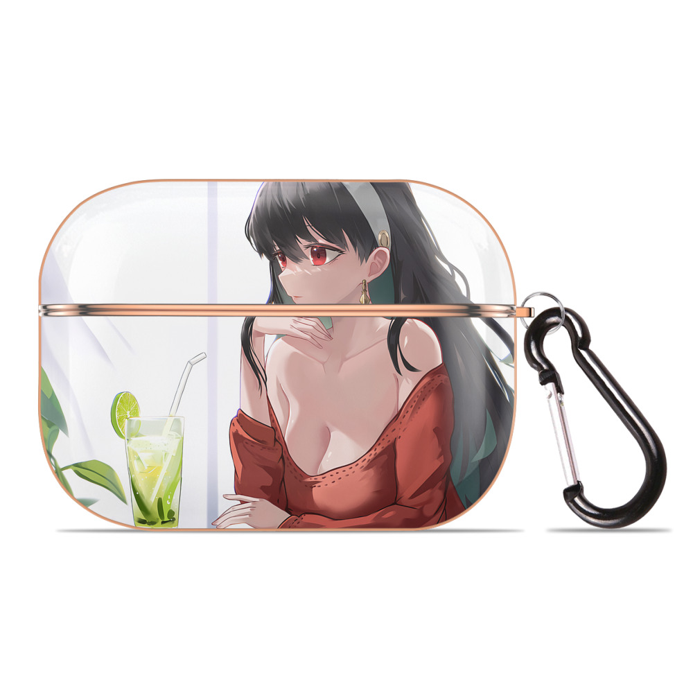 （画像用） SPY×FAMILY间谍家家酒 【AirPods Pro用】ハードシェル保護ケース｜耐衝撃・防指紋・カラビナ付き商品仕様