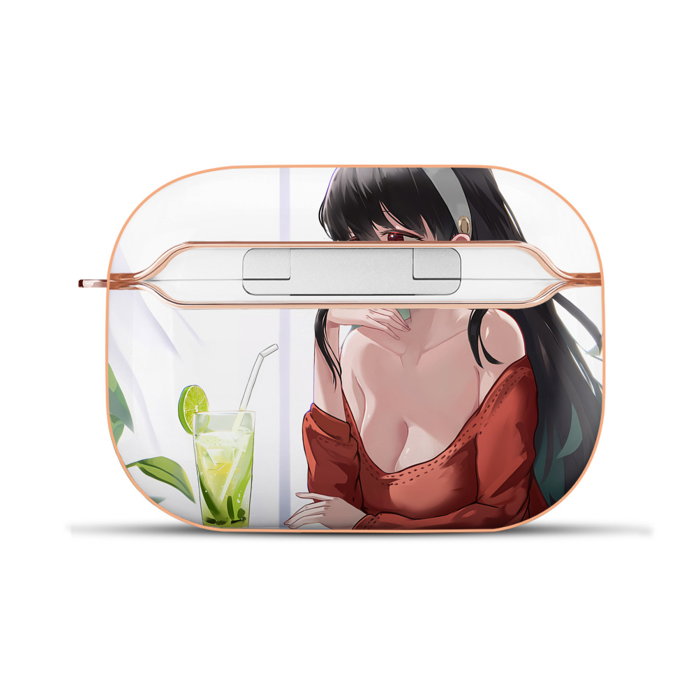 （画像用） SPY×FAMILY间谍家家酒 【AirPods Pro用】ハードシェル保護ケース｜耐衝撃・防指紋・カラビナ付き商品仕様