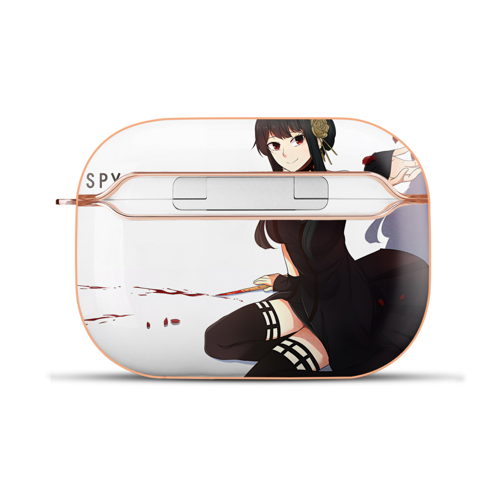 （画像用） SPY×FAMILY间谍家家酒 【AirPods Pro用】ハードシェル保護ケース｜耐衝撃・防指紋・カラビナ付き商品仕様