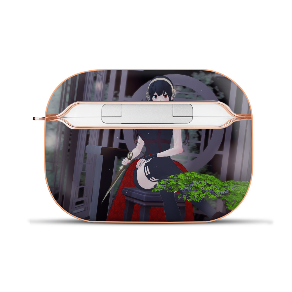 （画像用） SPY×FAMILY间谍家家酒 【AirPods Pro用】ハードシェル保護ケース｜耐衝撃・防指紋・カラビナ付き商品仕様