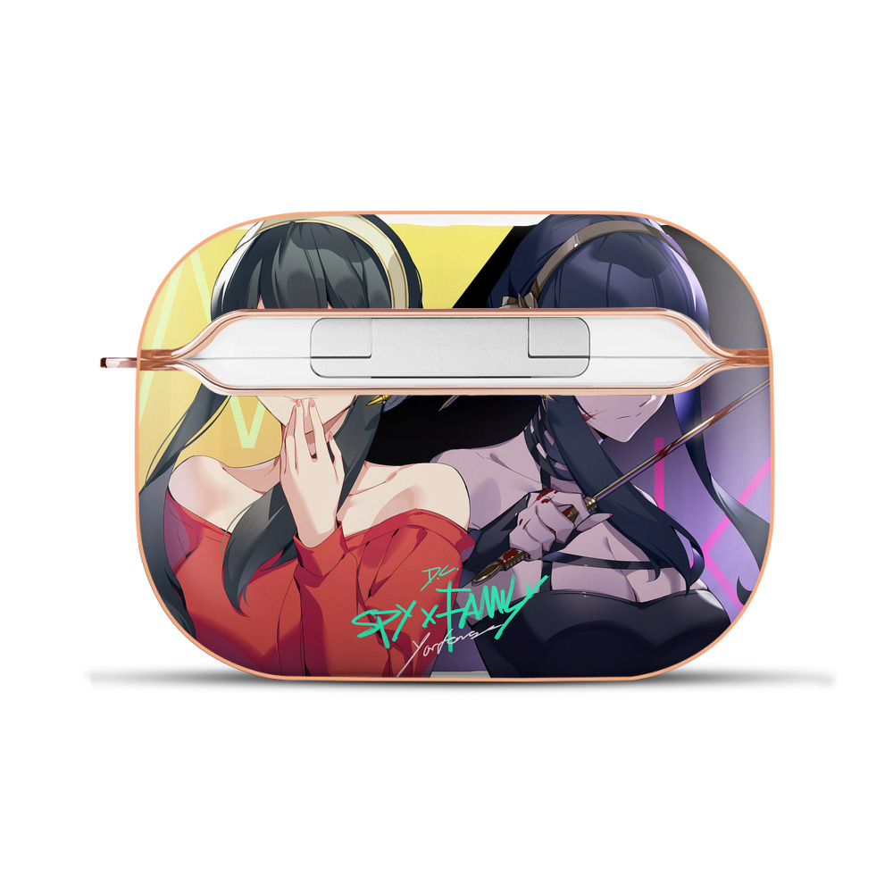 （画像用） SPY×FAMILY间谍家家酒 【AirPods Pro用】ハードシェル保護ケース｜耐衝撃・防指紋・カラビナ付き商品仕様