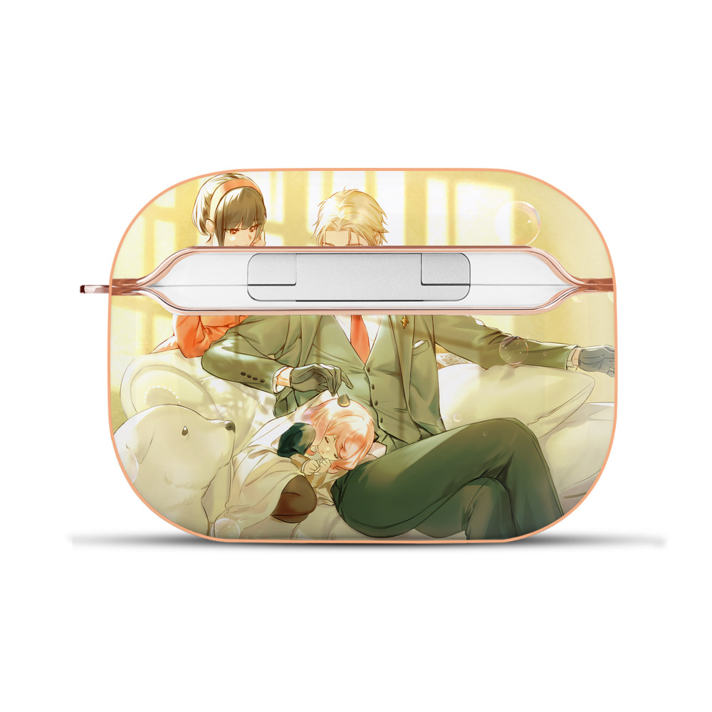 （画像用） SPY×FAMILY间谍家家酒 【AirPods Pro用】ハードシェル保護ケース｜耐衝撃・防指紋・カラビナ付き商品仕様