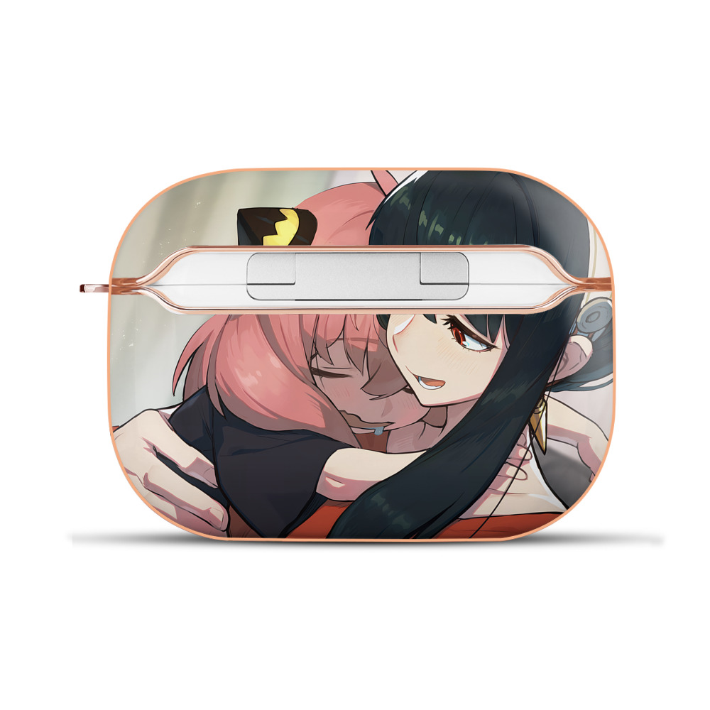 （画像用） SPY×FAMILY间谍家家酒 【AirPods Pro用】ハードシェル保護ケース｜耐衝撃・防指紋・カラビナ付き商品仕様
