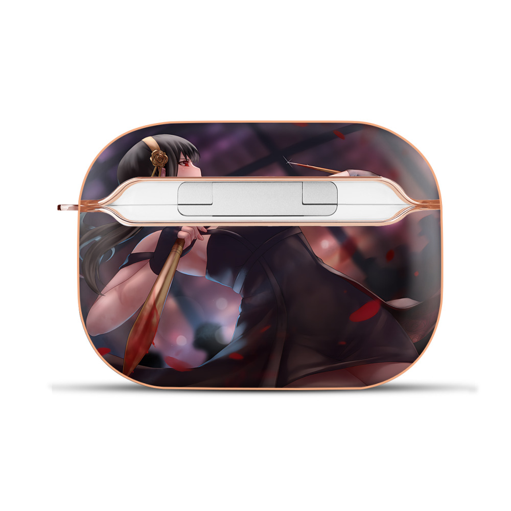 （画像用） SPY×FAMILY间谍家家酒 【AirPods Pro用】ハードシェル保護ケース｜耐衝撃・防指紋・カラビナ付き商品仕様
