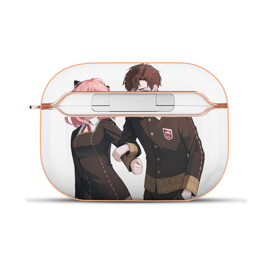 （画像用） SPY×FAMILY间谍家家酒 【AirPods Pro用】ハードシェル保護ケース｜耐衝撃・防指紋・カラビナ付き商品仕様