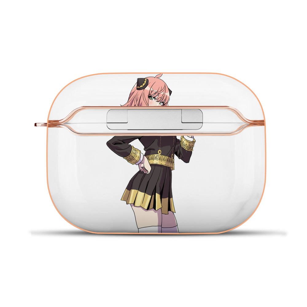 （画像用） SPY×FAMILY间谍家家酒 【AirPods Pro用】ハードシェル保護ケース｜耐衝撃・防指紋・カラビナ付き商品仕様