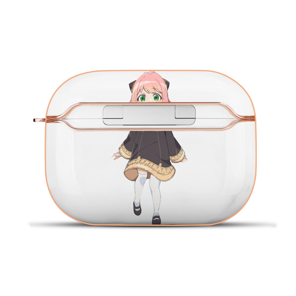 （画像用） SPY×FAMILY间谍家家酒 【AirPods Pro用】ハードシェル保護ケース｜耐衝撃・防指紋・カラビナ付き商品仕様