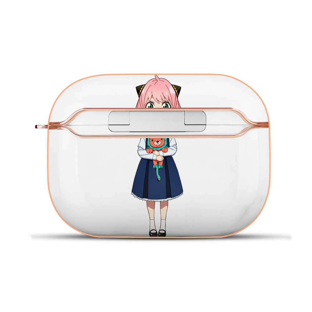 （画像用） SPY×FAMILY间谍家家酒 【AirPods Pro用】ハードシェル保護ケース｜耐衝撃・防指紋・カラビナ付き商品仕様