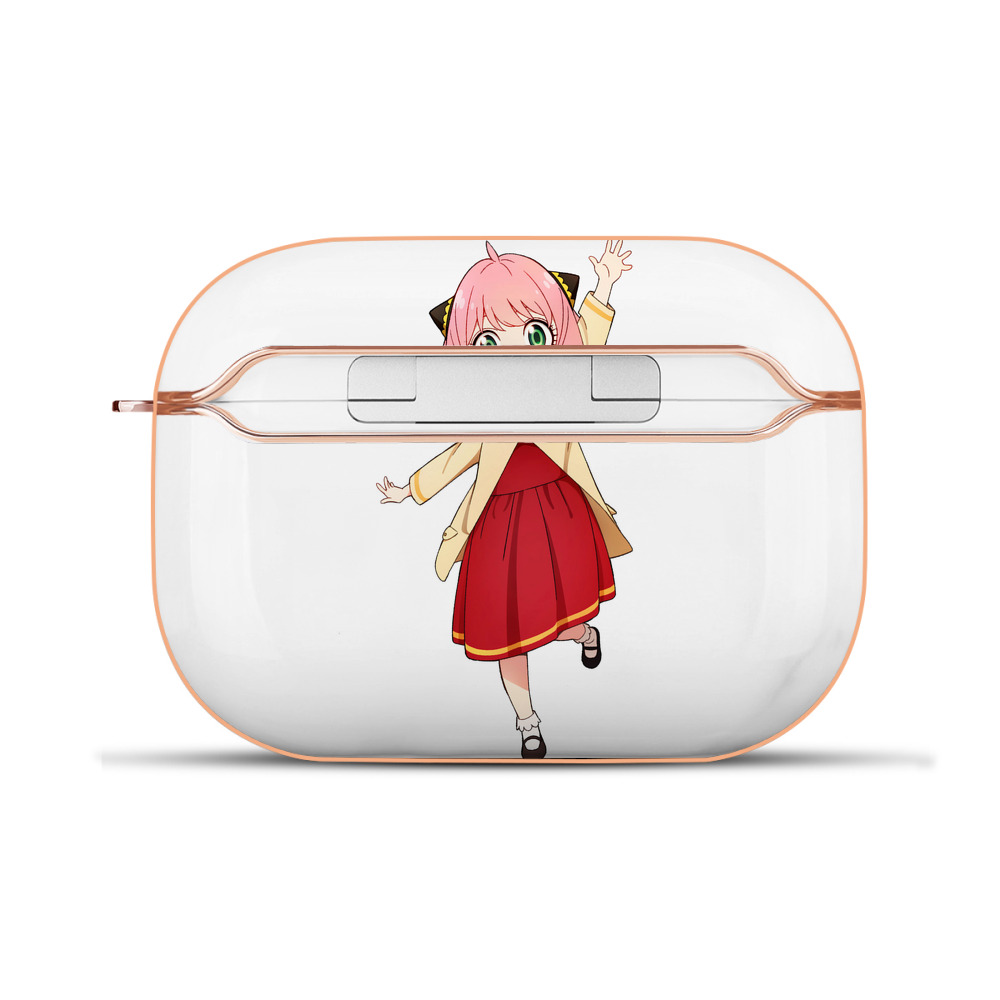 （画像用） SPY×FAMILY间谍家家酒 【AirPods Pro用】ハードシェル保護ケース｜耐衝撃・防指紋・カラビナ付き商品仕様