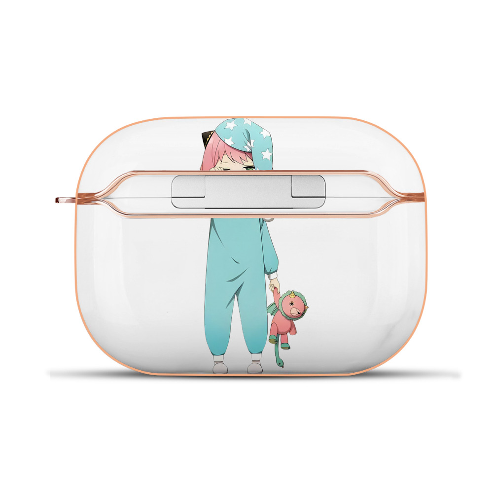 （画像用） SPY×FAMILY间谍家家酒 【AirPods Pro用】ハードシェル保護ケース｜耐衝撃・防指紋・カラビナ付き商品仕様