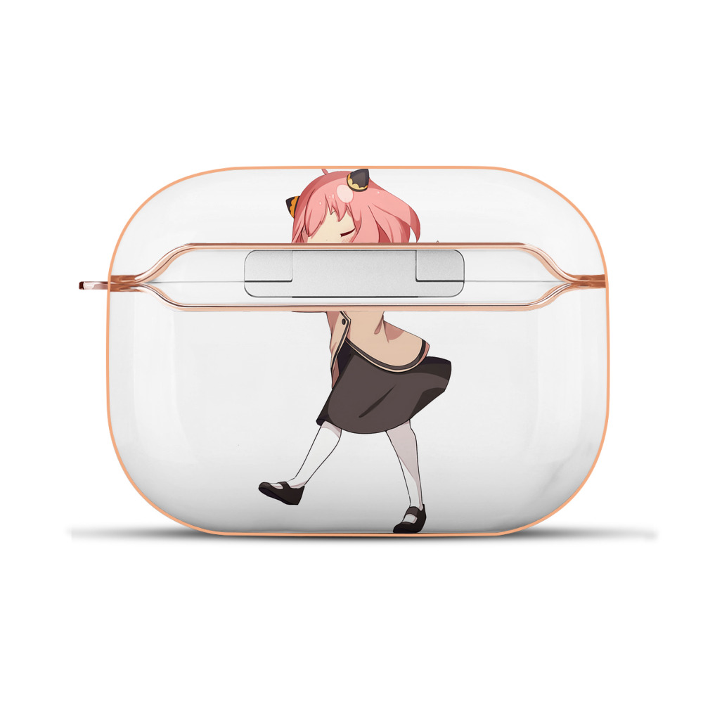 （画像用） SPY×FAMILY间谍家家酒 【AirPods Pro用】ハードシェル保護ケース｜耐衝撃・防指紋・カラビナ付き商品仕様