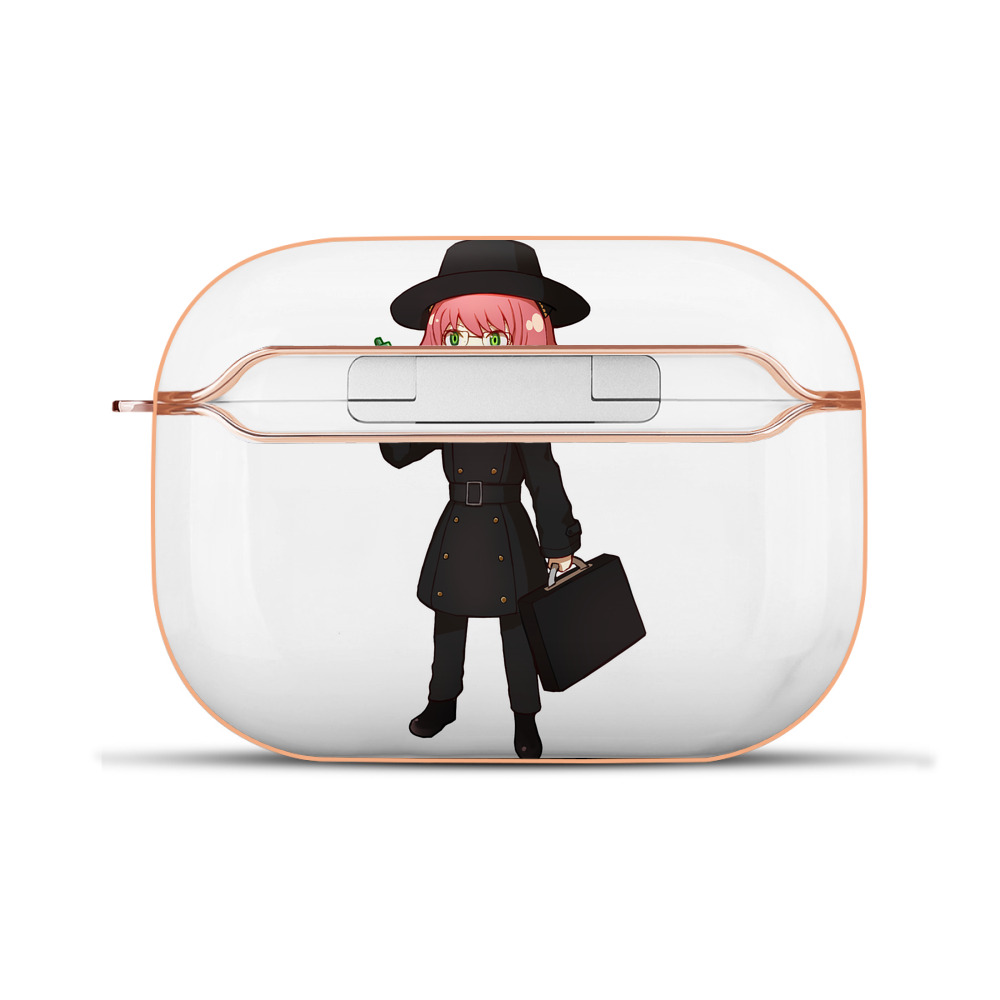 （画像用） SPY×FAMILY间谍家家酒 【AirPods Pro用】ハードシェル保護ケース｜耐衝撃・防指紋・カラビナ付き商品仕様