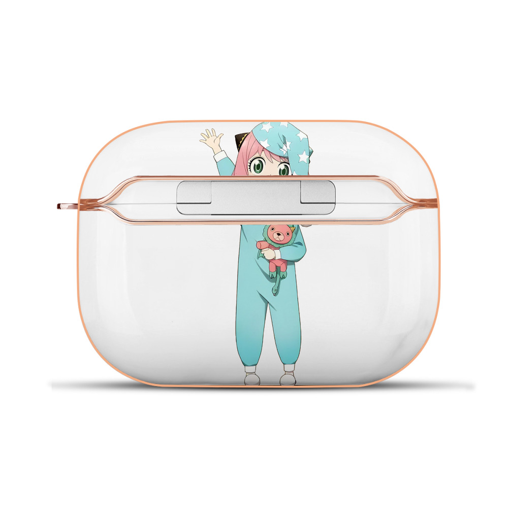 （画像用） SPY×FAMILY间谍家家酒 【AirPods Pro用】ハードシェル保護ケース｜耐衝撃・防指紋・カラビナ付き商品仕様