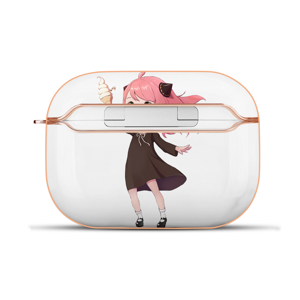 （画像用） SPY×FAMILY间谍家家酒 【AirPods Pro用】ハードシェル保護ケース｜耐衝撃・防指紋・カラビナ付き商品仕様