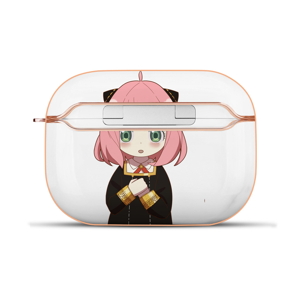 （画像用） SPY×FAMILY间谍家家酒 【AirPods Pro用】ハードシェル保護ケース｜耐衝撃・防指紋・カラビナ付き商品仕様
