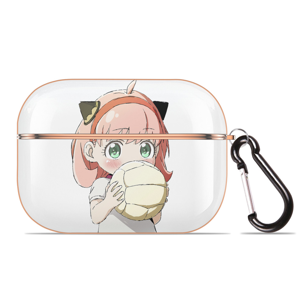 （画像用） SPY×FAMILY间谍家家酒 【AirPods Pro用】ハードシェル保護ケース｜耐衝撃・防指紋・カラビナ付き商品仕様