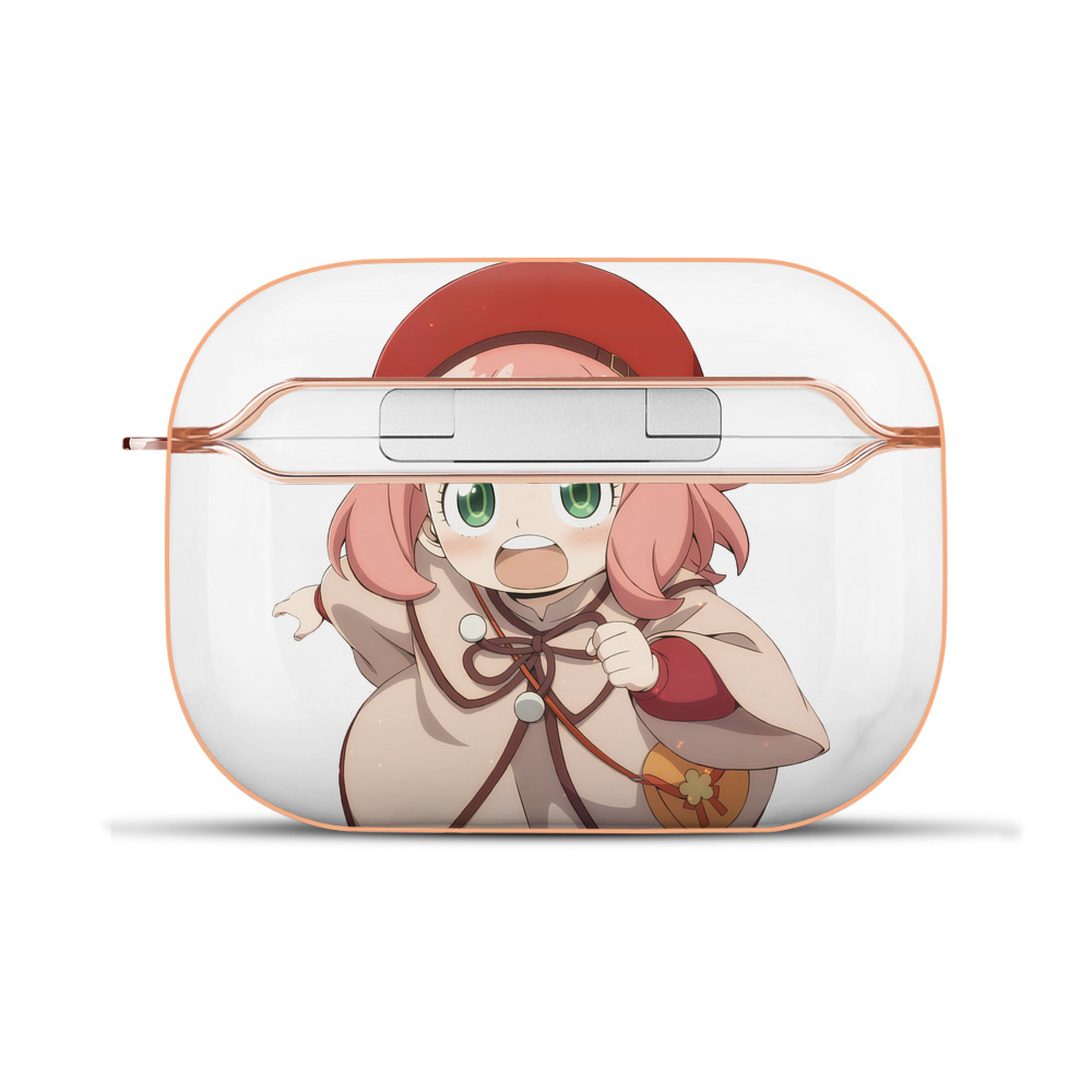 （画像用） SPY×FAMILY间谍家家酒 【AirPods Pro用】ハードシェル保護ケース｜耐衝撃・防指紋・カラビナ付き商品仕様