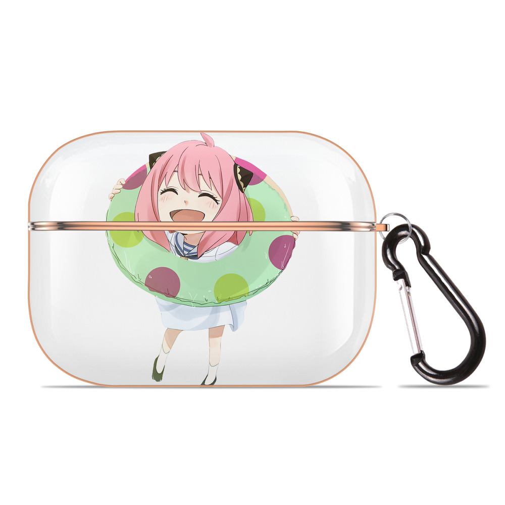 （画像用） SPY×FAMILY间谍家家酒 【AirPods Pro用】ハードシェル保護ケース｜耐衝撃・防指紋・カラビナ付き商品仕様