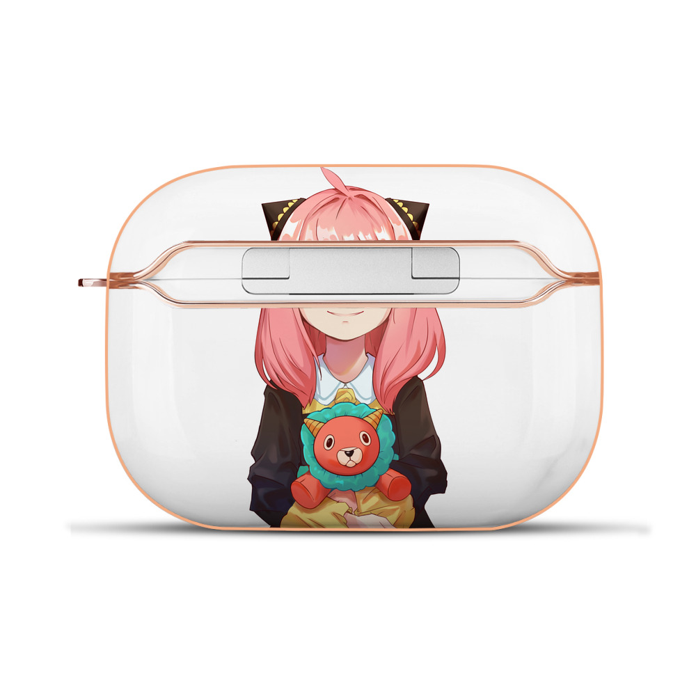 （画像用） SPY×FAMILY间谍家家酒 【AirPods Pro用】ハードシェル保護ケース｜耐衝撃・防指紋・カラビナ付き商品仕様