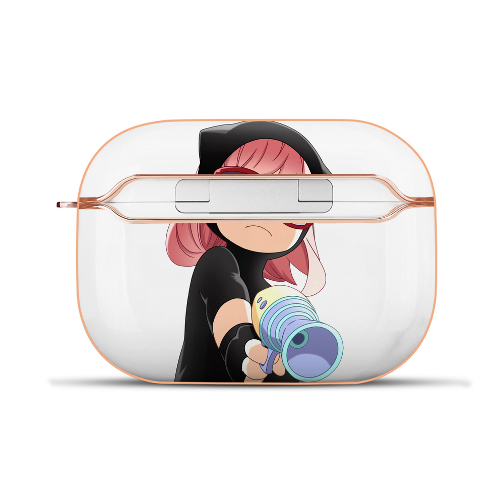 （画像用） SPY×FAMILY间谍家家酒 【AirPods Pro用】ハードシェル保護ケース｜耐衝撃・防指紋・カラビナ付き商品仕様