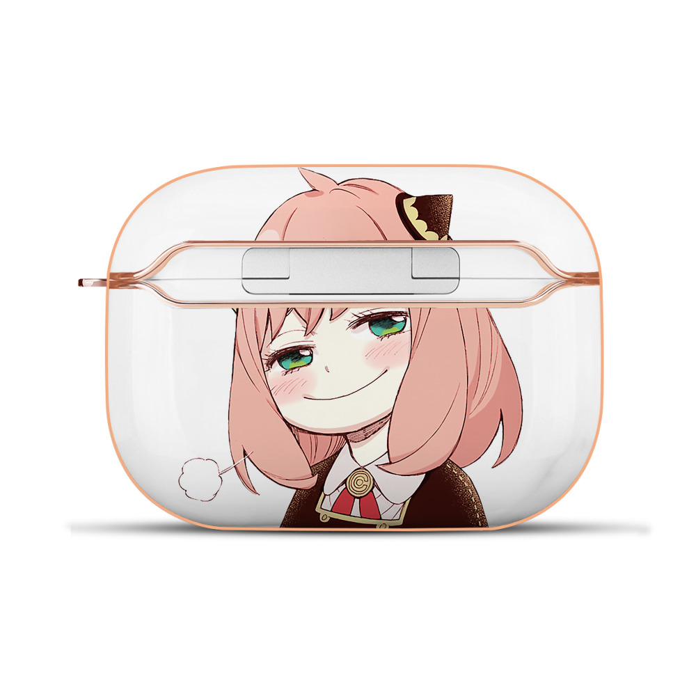 （画像用） SPY×FAMILY间谍家家酒 【AirPods Pro用】ハードシェル保護ケース｜耐衝撃・防指紋・カラビナ付き商品仕様