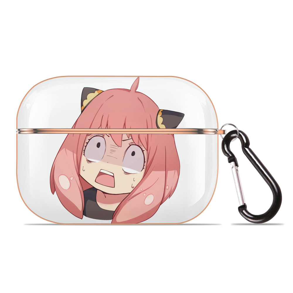 （画像用） SPY×FAMILY间谍家家酒 【AirPods Pro用】ハードシェル保護ケース｜耐衝撃・防指紋・カラビナ付き商品仕様