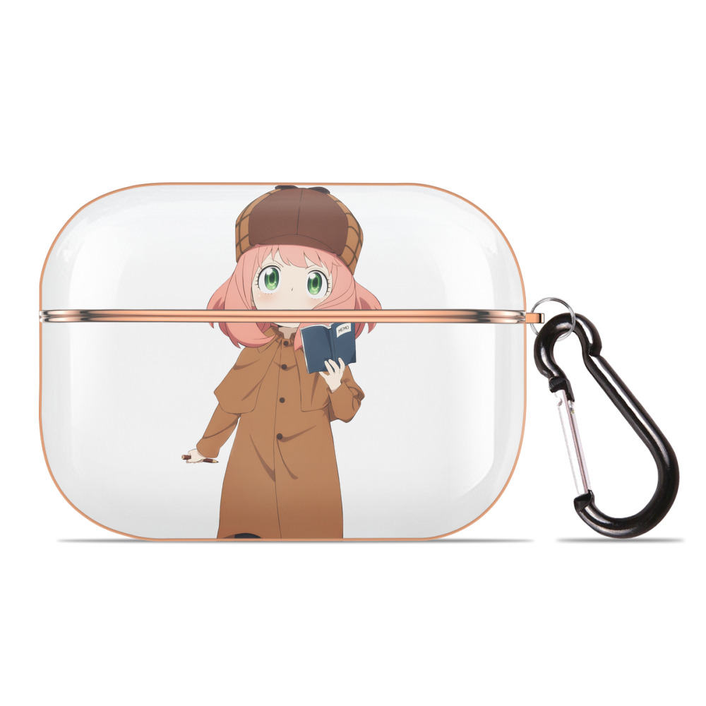 （画像用） SPY×FAMILY间谍家家酒 【AirPods Pro用】ハードシェル保護ケース｜耐衝撃・防指紋・カラビナ付き商品仕様