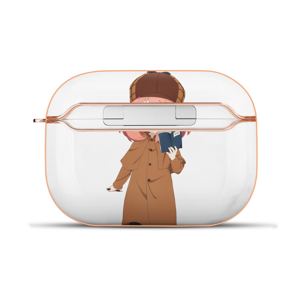 （画像用） SPY×FAMILY间谍家家酒 【AirPods Pro用】ハードシェル保護ケース｜耐衝撃・防指紋・カラビナ付き商品仕様