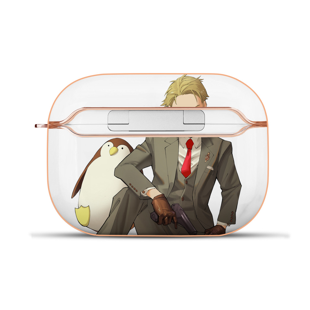 （画像用） SPY×FAMILY间谍家家酒 【AirPods Pro用】ハードシェル保護ケース｜耐衝撃・防指紋・カラビナ付き商品仕様